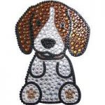 Foufou Dog Beagle Rhinestone Sticker