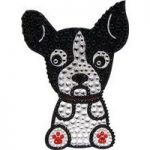 Foufou Dog Boston Terrier Rhinestone Sticker