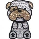 Foufou Dog Bulldog Rhinestone Sticker