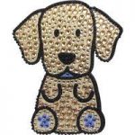 Foufou Dog Golden Labrador Rhinestone Sticker