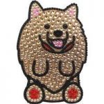 Foufou Dog Pomeranian Rhinestone Sticker