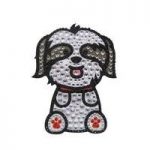 Foufou Dog Shih-Tzu Rhinestone Sticker